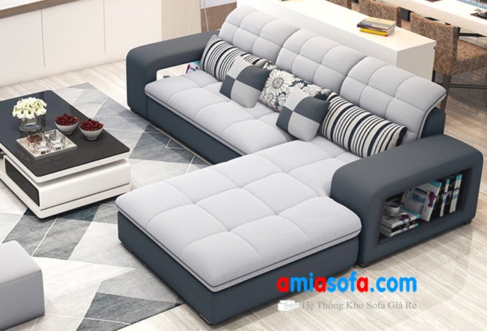 Hình ảnh mẫu sofa đẹp chất liệu vải nỉ