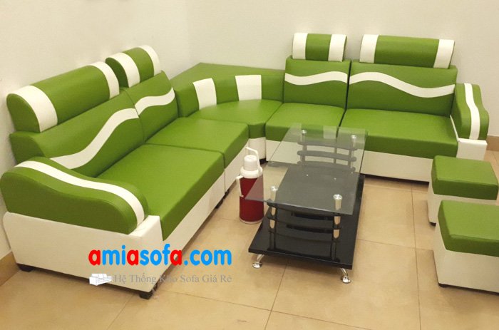 Hình ảnh mẫu sofa đẹp giá rẻ dưới 3 triệu dạng sopha góc