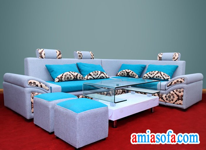 Mau sofa ni dep mau xanh tre trung tại kho sofa AmiA