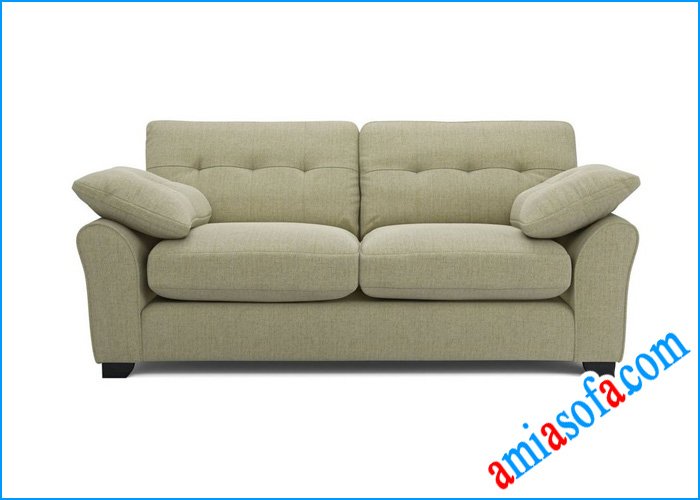 Hình ảnh mẫu sofa văng nỉ đẹp loại 2 chỗ ngồi