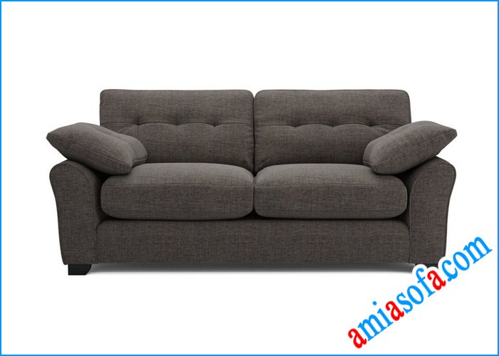 Hình ảnh mẫu sofa văng nỉ mầu ghi đẹp