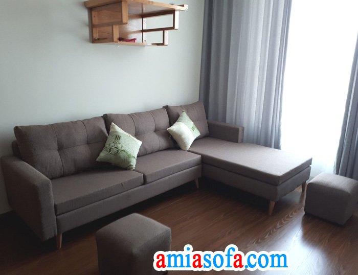 Hình ảnh mẫu sofa nỉ đẹp giá rẻ bán chạy tại AmiA Hà Nội