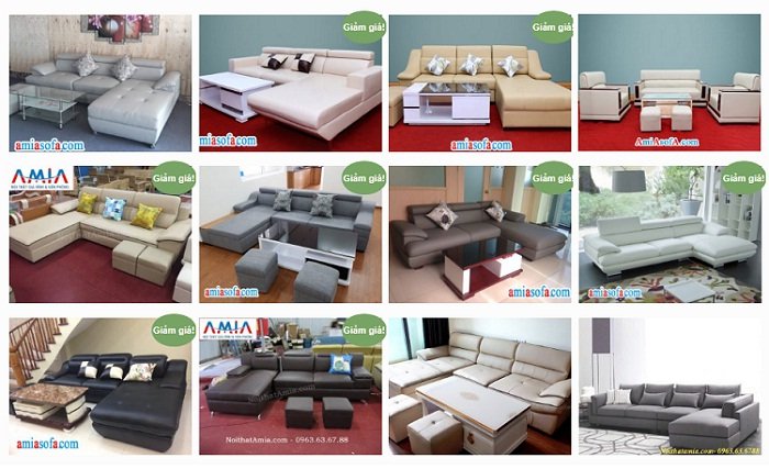 Bảng giá bán sofa tại Hà Nội