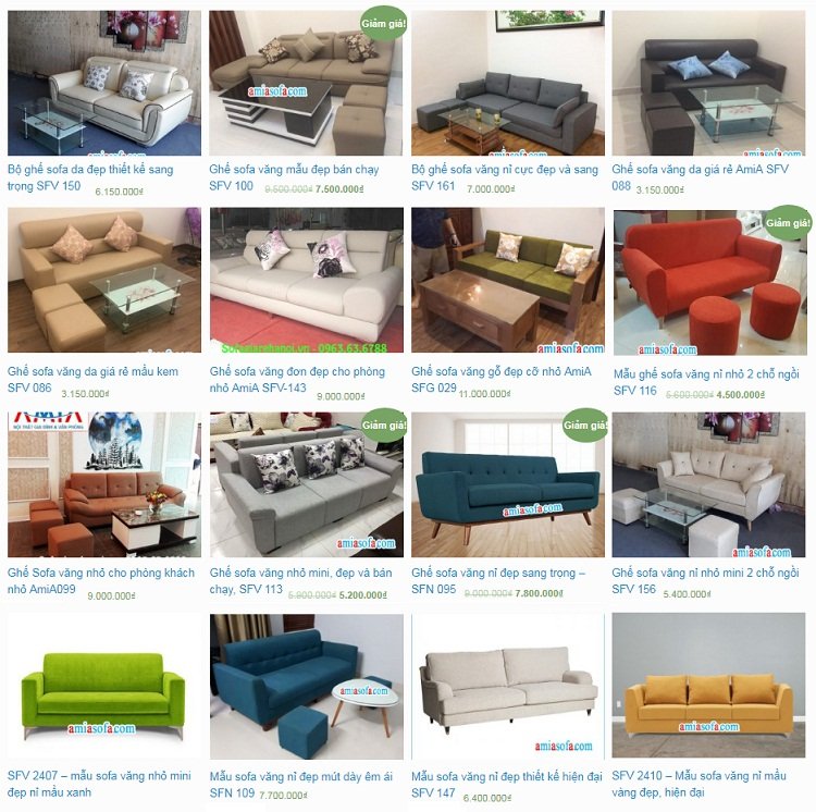 Mẫu sofa văng giá rẻ từ 2 đến dưới 5 - 10 triệu