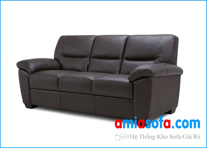 Mẫu ghế sofa văng da đẹp cỡ nhỏ AmiA SFD 1407D