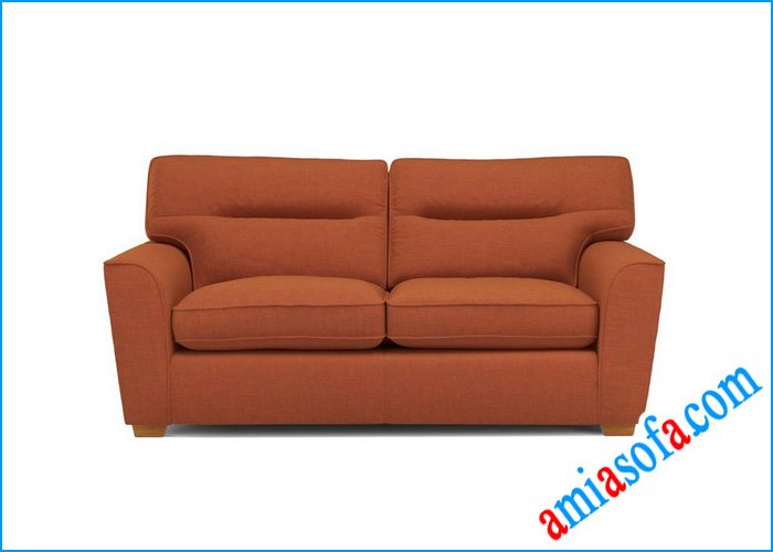 Mẫu sofa văng nỉ đẹp cỡ nhỏ mini mầu đỏ sẫm