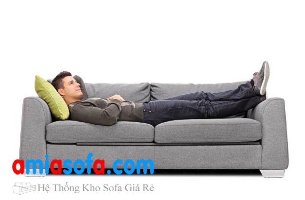 Hình ảnh mẫu sofa nhỏ dạng văng kê phòng khách đẹp