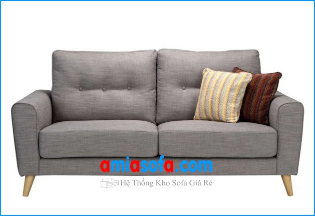 Hình ảnh mẫu ghế sofa văng đẹp giá rẻ chân gỗ cao