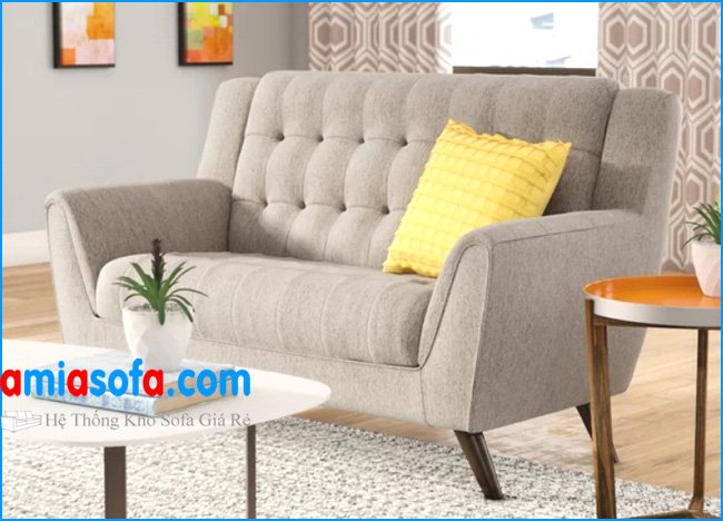 Hình ảnh mẫu ghế sofa văng nỉ kê phòng riêng cá nhân