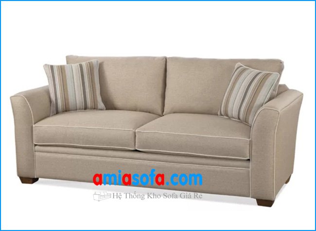 Hình ảnh ghế sofa văng nỉ kiểu thiết kế đơn giản hiện đại