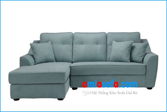 Ghế sofa góc nỉ mang tới sự ấm áp, cảm giác thoải mái khi dùng