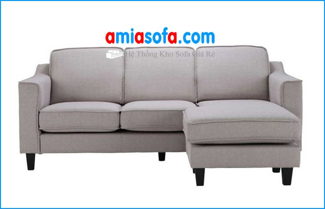Hình ảnh mẫu sofa nỉ đẹp dạng góc chữ L
