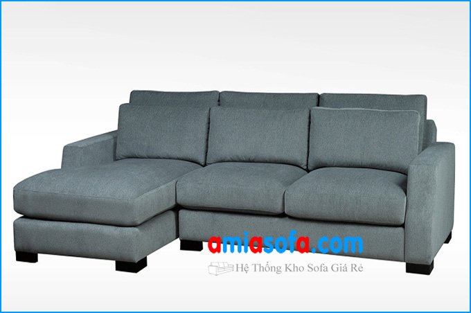 Sofa dạng góc chữ L cực đẹp với chất liệu nỉ vải