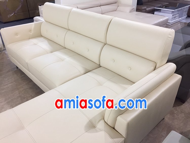 mẫu ghế sofa da hiện đại SFD 213 dạng góc chữ L