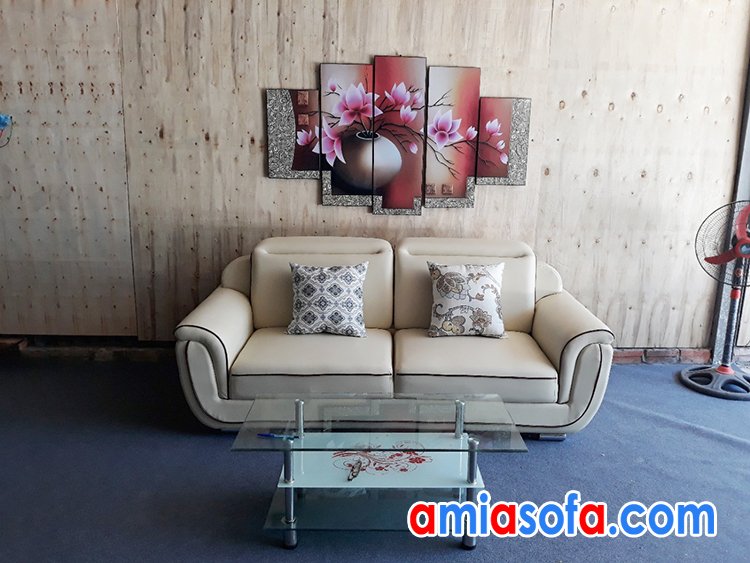 mẫu ghế sofa da dạng văng kê sát tường gọn gàng SFD 150