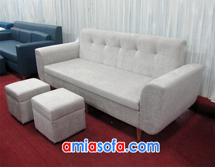 Sofa văng nỉ hiện đại kích thước 2m