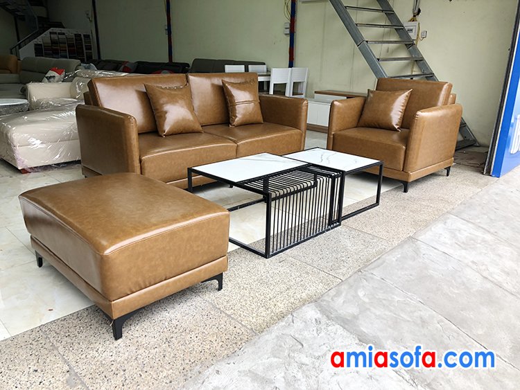 Bộ sofa da đẹp sang trọng mới ra mắt tại AmiAsofa