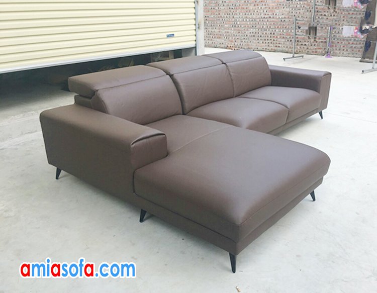 Mẫu ghế sofa da chung cư hiện đại bán chạy