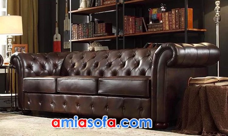 sofa văng 3 chỗ thiết kế kiểu tân cổ điển