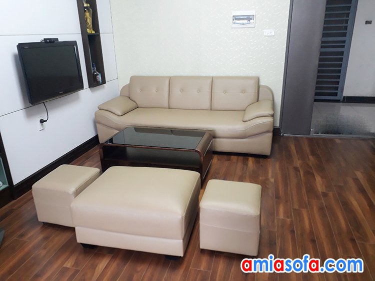 Ghế sofa văng da hiện đại đang hot nhất