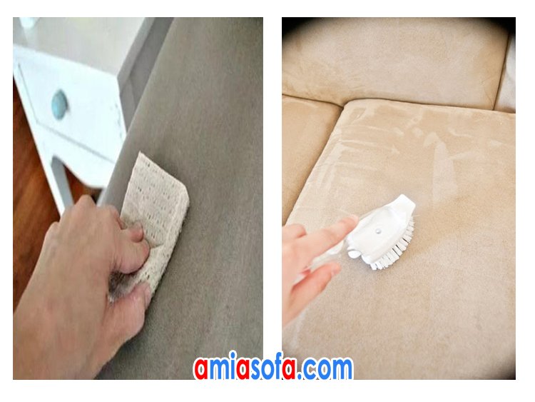 Cách vệ sinh sofa da lộn tại nhà bằng cồn