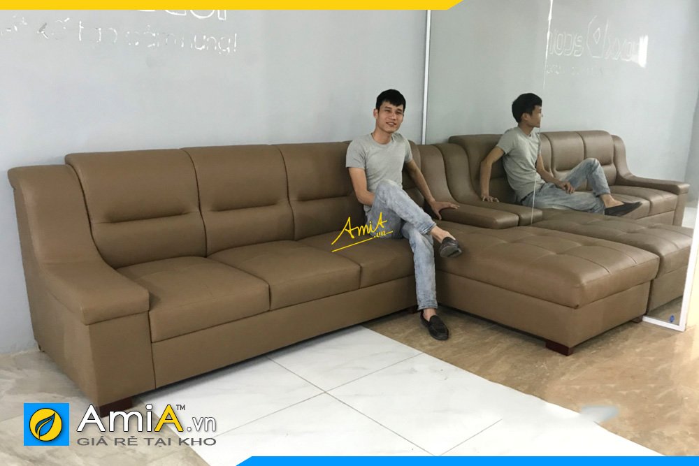 sofa chung cư góc chữ L kích thước rộng