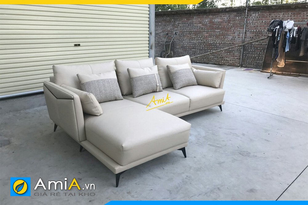 ghế sofa phòng khách chung cư hiện đại góc chữ L AmiA 260