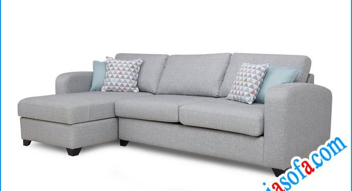 Mẫu sofa nỉ đẹp dạng góc chữ L