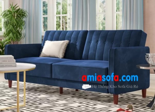Hình ảnh mẫu sofa văng nỉ đẹp và sang trọng mã AmiA 2308B
