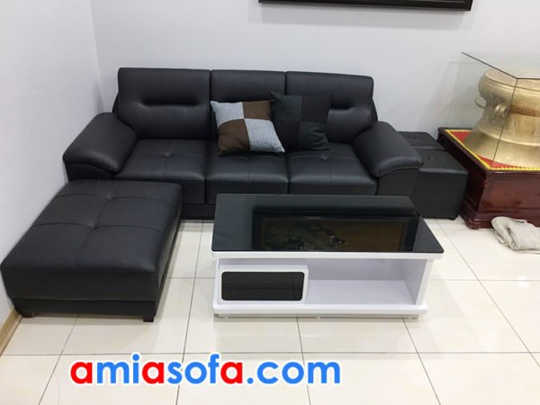 sofa da hiện đại SFD 237 phù hợp với nhiều không gian