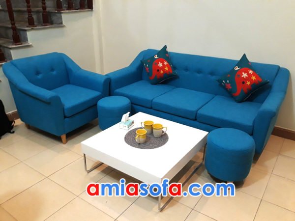 Bộ sofa nỉ văng đẹp cho phòng khách hiện đại