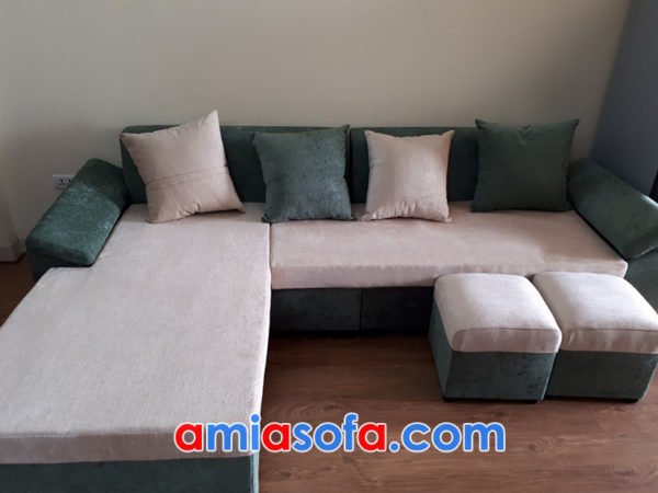 Sofa nỉ góc giá rẻ cho nhà chung cư