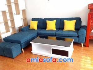 Sofa nỉ góc đẹp hiện đại cho nhà chung cư