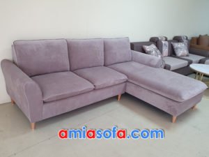 Sofa nỉ góc đẹp hiện đại